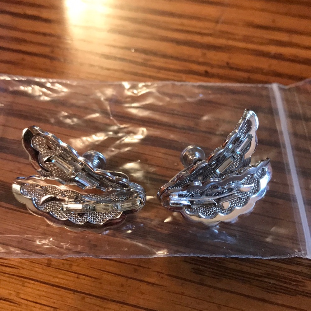 Antique clip on earrings